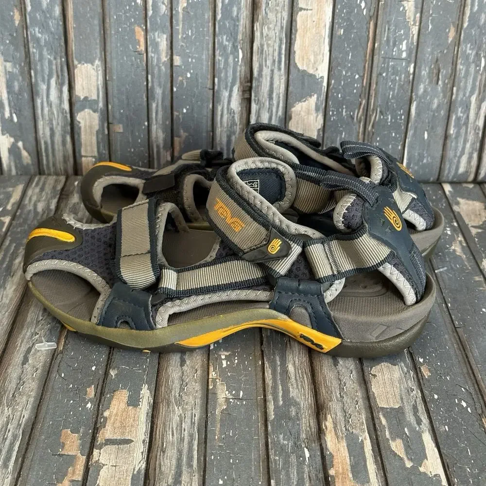 Teva Hiking Sandals Sports Water Blue 6205 Boys Size 2 - Picture 6 of 8